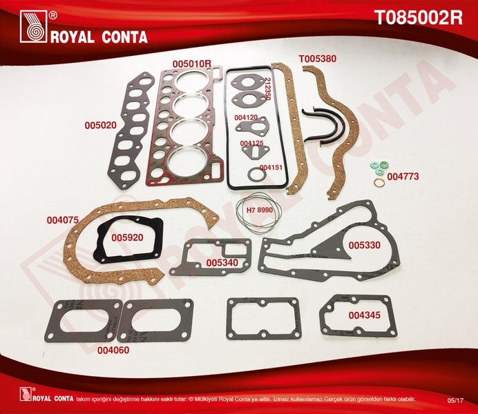 MOTOR TAKIM CONTASI R9 R11 1,4 (SUPER KECESIZ) - ROYAL T085002R