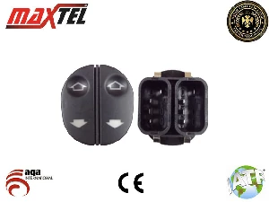 Unıversal Cam Kaldırma Anahtarı Ford Connect 02-06-Fiesta V 01-08 Ön Sol 8 Pin Çiftli (siyah) - Maxtel-18202041