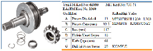 MARŞ DİŞLİSİ-JT 13D MITS.L-200/MARATON KLİMALI - FORMMETAL-61060
