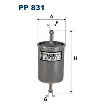 YAKIT (BENZIN) FILTRESI POLO 1,6 90 ASTRA F 9298 VECTRA A 8995 ASTRA F CLASSIC 9902 FRONTERA B 9 - FILTRON PP831