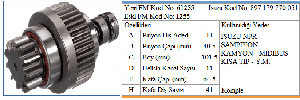 MARŞ DİŞLİSİ-JT 11D ISUZU NPR/ŞAMPIYON KISA - FORMMETAL-61255