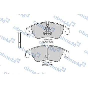 Vw Fren Balatası Ön - Fdb4044 / Gdb1768 - Mnd Mbf015388