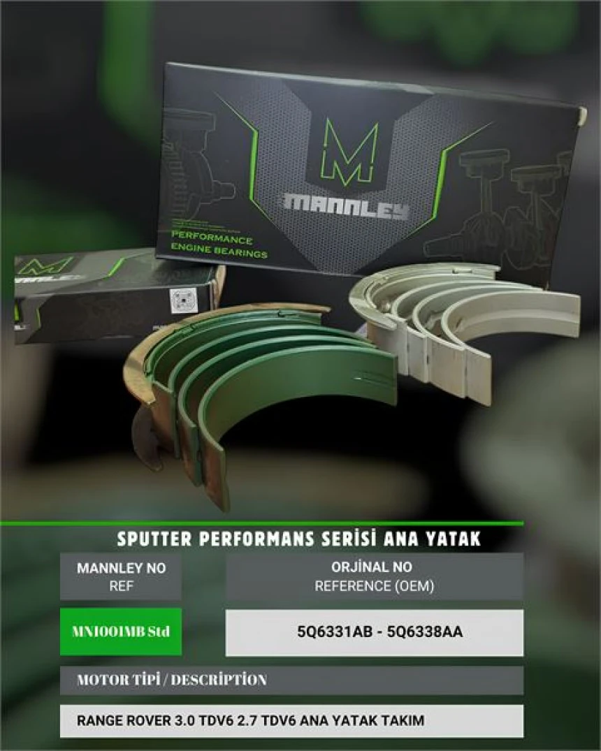 Land Rover Ana Yatak Standart Range Rover Sport Discovery 3-4 Range Rover 3 2.7-3.0-3.6 - Mannley Mn1001mb Std