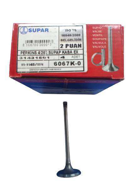 00601 135-148-65 Supap Egzoz Tamir 6067K 3141271-K Supar B-259 - PY-00601 - PY-00601