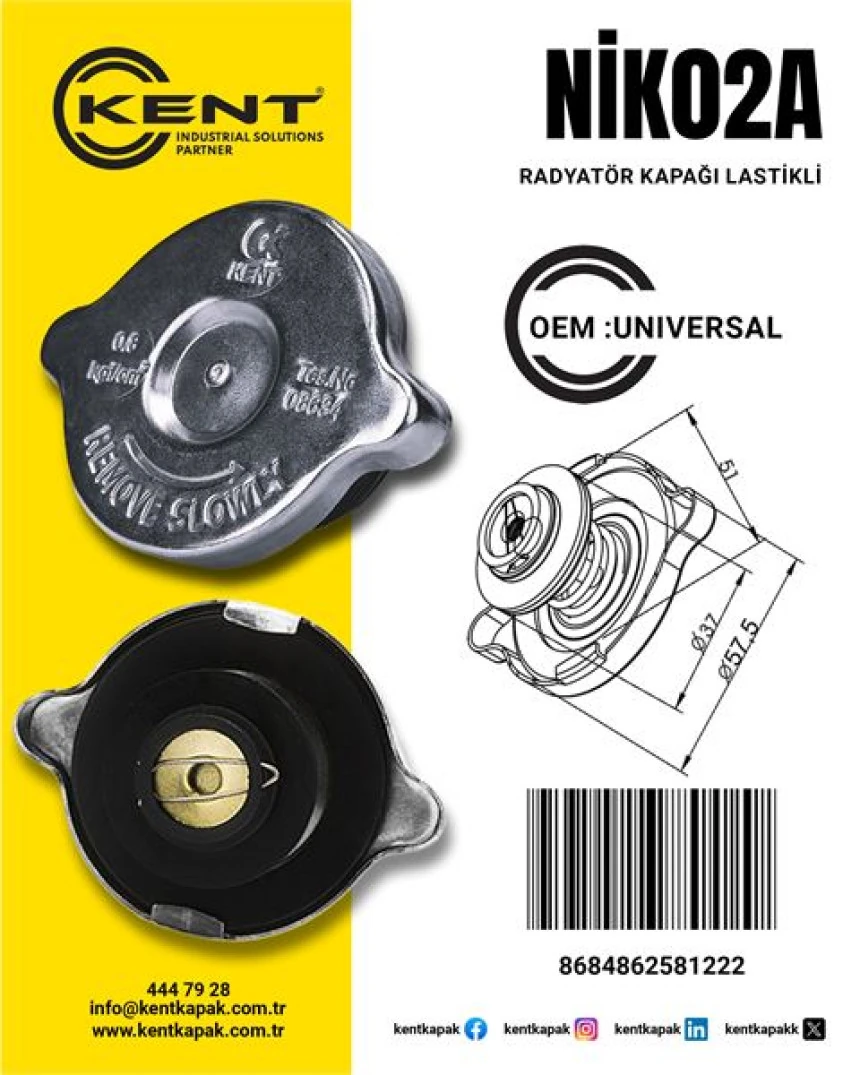 İveco Truck Radyator Kapagı Lastıklı İveco Truck - Kent Nik-02-A