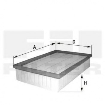 HAVA FILTRESI LAGUNA 2,2D (93 01) / (F026401723) - FIL HP2093