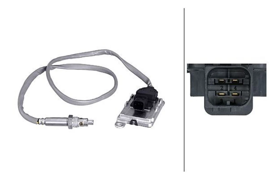 Daf Truck Nox Katalızator Oncesi Sensoru Daf Xf/cf 12> Mx11 Euro 6   Eski Tip - Hella 6pn358186-081