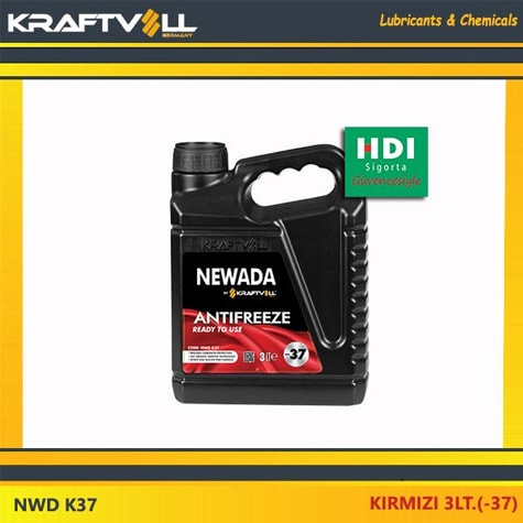 YAG & ANTIFIRIZ ANTIFRIZ-COOLANT NEWADA (-37) KIRMIZI 3LT. - NEWADA NWD K37