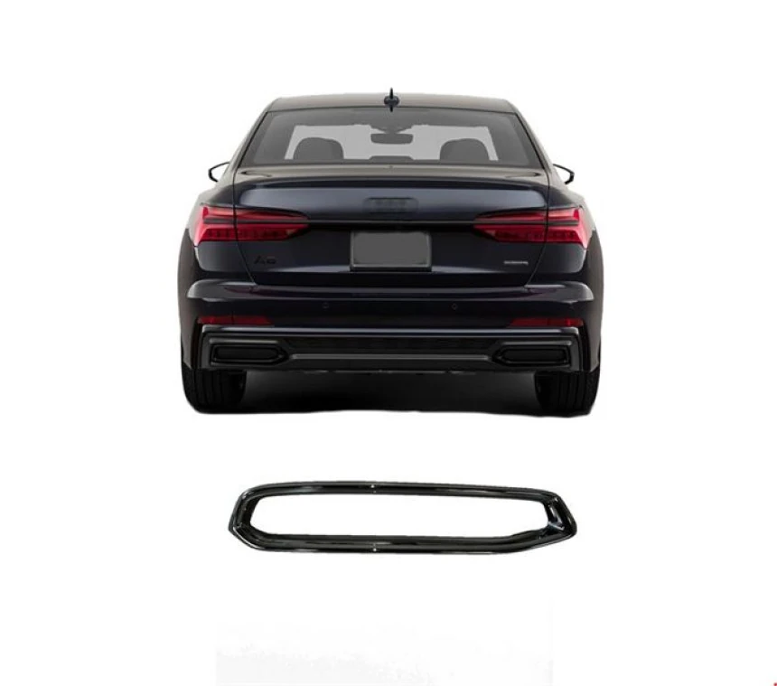 Vag Arka Egzoz Kapagı Sag S-Line Siyah A6 20> - Vortex V3613243