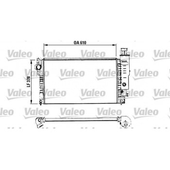 MOTOR RADYATORU MEKANIK P405 YM 1,6 / 1,8 8V KLIMALI 92> OLCU: (630 377,5*23) - VALEO 730575