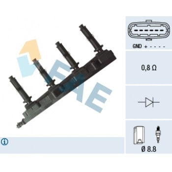 ATESLEME BOBINI Z22YH VECTRA C - FAE 80269