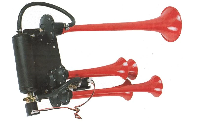 Unıversal 5 Borulu Cok Sesli Yankılı Korna - Hido 420c-24