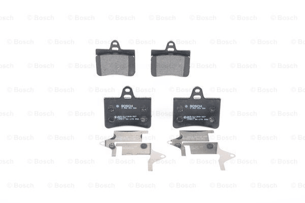 ARKA FREN BALATASI C5 1.8 16V.2.0 16V.2.0 2.2 HDI.3.0 V6 03 / 01> - BOSCH 0986424580