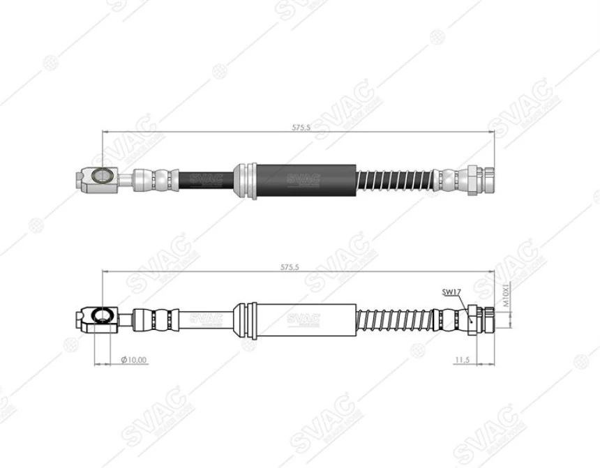 Vag Fren Hortumu On Caddy Golf V Octavıa II Superb Toledo - Svac 10-0133