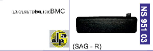 KAPI AÇMA KOLU-DIŞ SOL BMC.L3.0-L60-TDİ80-L100  -95101- - NESAN-NS95103