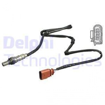 OKSIJEN SENSORU SONRASI 1290mm GOLF V VI BEETLE JETTA III IV PASSAT SCIROCCO TIGUAN TOUAREG TOURAN A - DELPHI ES11104-12B1