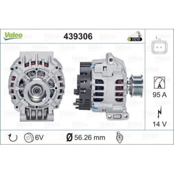 ALTERNATOR 12V 95A CLIO II ESPACE KANGOO LAGUNA - VALEO 439306
