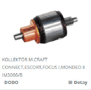 MARŞ KOLLEKTÖRÜ-MOT 12V 11D FORD ESCORT/FORD CONNECT BOY:127 ÇAP:56 - DODO-IM3066B