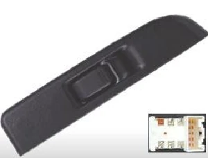 Unıversal Cam Kaldırma Anahtarı-Sağ 12/24v İsuzu Champion Siyah - Sensen-Sm596