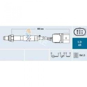 OKSIJEN SENSORU (KATALIZATOR ONCESI) E-CLASS W211 06>08 S211 06>09 - FAE 75155