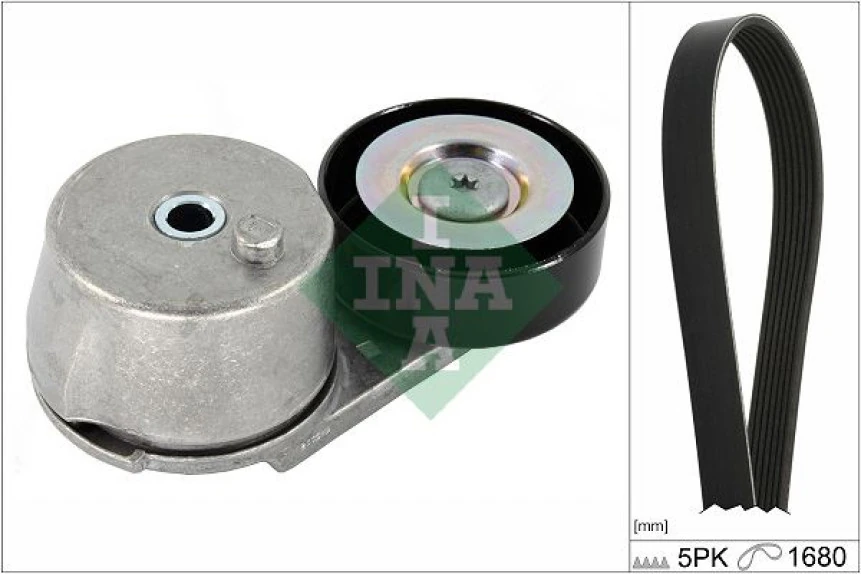 Opel V Kayıs Seti - Bilya + Kayıs Set - İna 529 0409 10