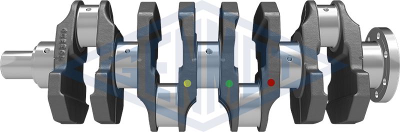 RENAULT KRANK MASTER II MOVANO TRAFIC VIVARO 2.5D (G9U) 01> (DOVME CELIK) - GENMOT 1181-1