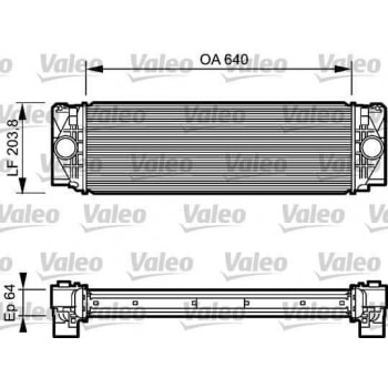 TURBO RADYATORU CRAFTER SPRINTER 3T 3,T5 2,0 / 2,5TDI 06> - VALEO 818732