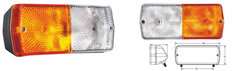 Massey Ferguson Traktor On Park Lambası Ym Gunes Desenli Sag Mf240 Mf285 - Ceray 712220-Rh