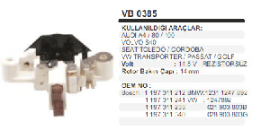 KONJEKTÖR-BT 12V YM.AUDI-VW.İKAZSIZ - VERTEX-VB0385