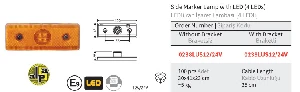 Unıversal Yan Sinyal Lamba-Ledli 12v-24v Askı Braketli - Sertplas-0239lus12-24v
