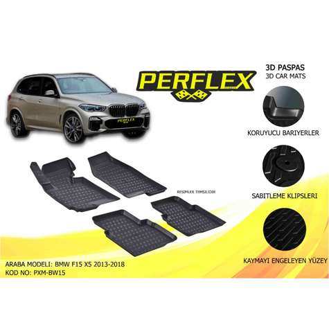 PASPAS 3D HAVUZLU X-MAT BMW  F15  X5 2013-2018 - PERFLEX PXM-BW15