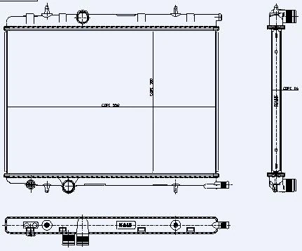 Psa Su Radyatörü - Kutu İçi Adet 1 - Kal 2045011ab