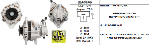 ALTERNATÖR> 14V/75A/V.P. MITSUBISHI L300 2.5DHYUNDAI - LUCAS-LEA0646