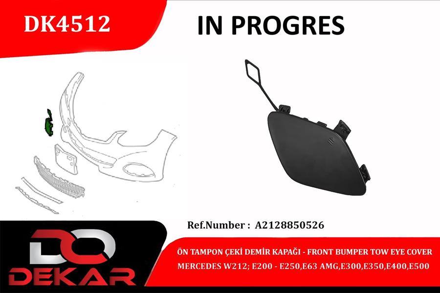 TAMPON CEKI KAPAGI ON E-CLASS W212 13>15 - DEKAR DK4512