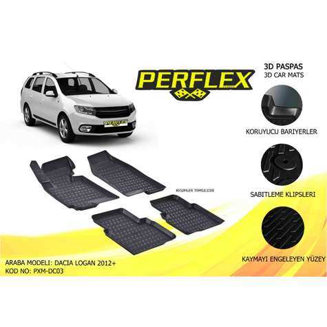 Renault Paspas 3d Havuzlu X-Mat Logan 2012+ - Perflex Pxm-Dc03