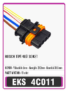 SOKET>BOSCH TİPİ 4 LÜ - EKS-4C011