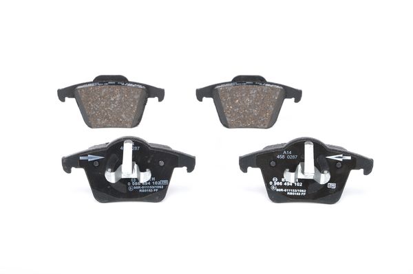 ARKA FREN BALATASI VOLVO XC 90 T6 2.5T D5 02> - BOSCH 0986494102