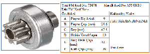 MARŞ DİŞLİSİ-MAR 9D MAREA-BRAVA BENZİNLİ   UMD5691/ - FORMMETAL-73678