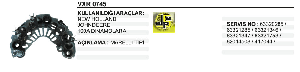 DİYOT TABLASI-MAR NEW HOLLAND/JOHNDEERE - VERTEX-VXR0745
