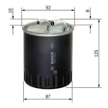 YAKIT FILTRESI W204 07>14 W212 09>16 X204 08>15 W164 05>11 - BOSCH F026402065