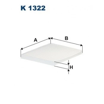 Fiat Polen Filtresi 500 0.9 Twin 12> Panda III 0.9 Twin 12> - Filtron K1322