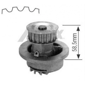 Opel Devirdaım Su Pompası Corsa B Astra F Astra Classıc X14nz 14nv C14nz 16sv X14sz C16se - Aırtex 1164