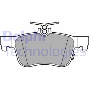 Ford Arka Fren Balatası Focus IV 18 > Galaxy 15 > Kuga II 14 > Mondeo V 14 > S-Max 15 > - Delphi Lp3607