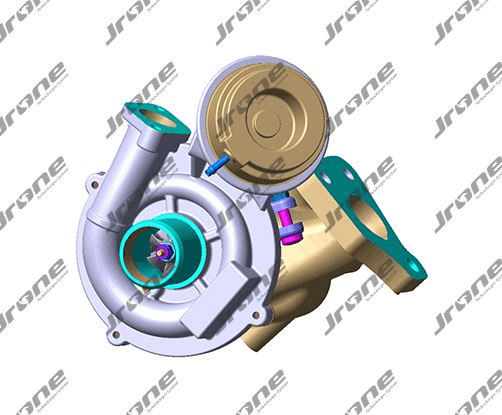 TURBO KOMPLE OPEL CORSA D A13DTC / NEMO BIPPER 1.3HDI 16V 75BG FIORINO 07>PANDA 09> - JRONE 8G12200844