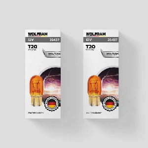 Unıversal Ampul-Jumbo Dipsiz Çiftli Sarı ( U.s.a Park ) T20-12v-21/5w-W3x16q - Wolfram-26437