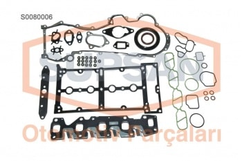 MOTOR TAKIM CONTASI (ALT / UST FULL) KRANK KECELI SUBAP LASTIKLI S,K,C HARIC DOBLO PALIO ALBEA PUNTO - SUPSAN S0080006