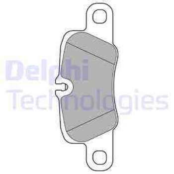 ARKA FREN BALATASI PORSCHE PANAMERA 970 911 14> - DELPHI LP2237