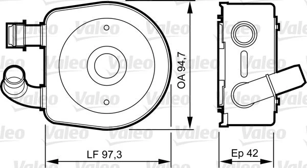 Psa Otomatık Sanzıman Yag Sogutucusu C5 Ew7j4 (1,8 I 16v) C3 C3 II Tu3jp (1,4 8v) Al4 Sanzıman - Valeo 818888
