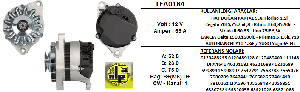 ALTERNATÖR> 14V/65A AUTOBIANCHI Y10 -FIAT FIORINO,
REGATA,RITMO II,STRADA II,UNO -LANCIA DELTA, - LUCAS-LEA0184