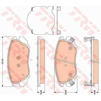 ON FREN BALATASI INSIGNIA A (296 MM 16 INC JANT) 08>17 - TRW GDB1782